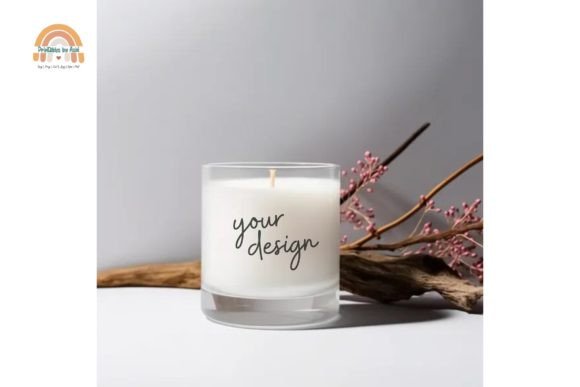 Download Aesthetic Glass Candle Jar Mockup - Aesthetic glass Collection