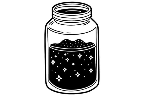 Download Aesthetic Glass Jar with Tiny Universe - Aesthetic glass Collection