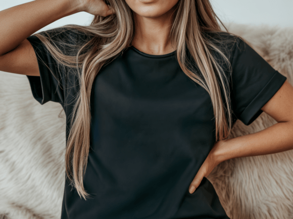 Download Black T-Shirt Mockup Luxury Aesthetic - Luxury aesthetic Collection