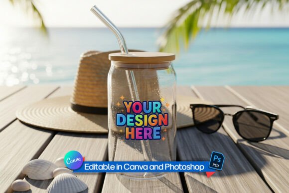 Download Aesthetic Glass Can Mockup - Aesthetic glass Collection